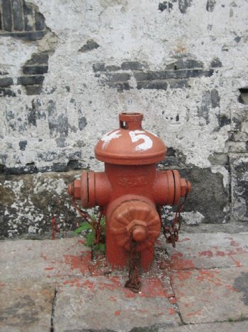 苏州山塘街消防栓图片
