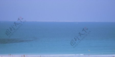 兰色海洋沙滩图片