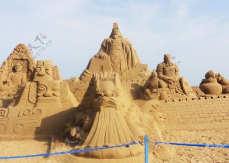 中国海阳国际沙雕艺术公园沙雕图片