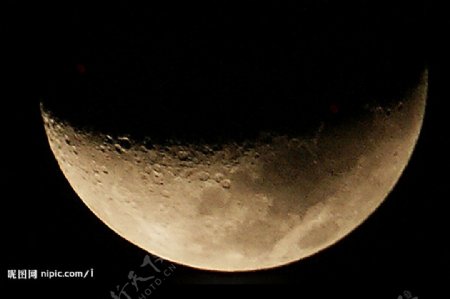 2009年大年初七的月亮图片