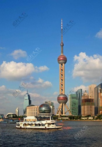 上海陆家嘴东方明珠塔图片