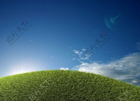 绿色草原图片