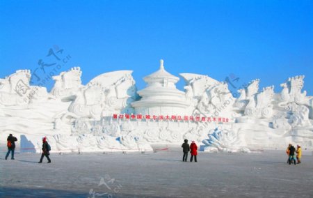哈尔滨雪雕艺术图片