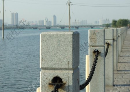 滨河公园护栏图片