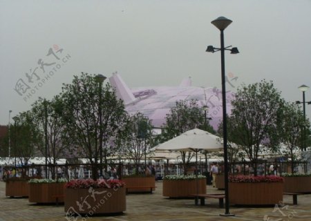 上海世博园风景图片