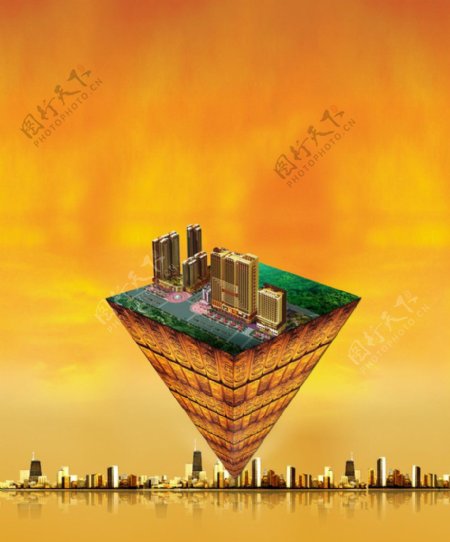 金字塔城市图片