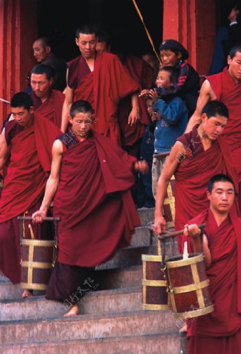 西藏人物图片
