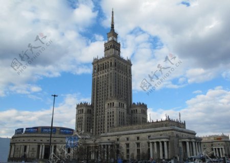 波兰华沙文化科学宫殿图片