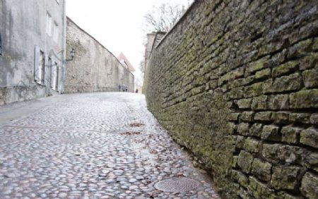 爱沙尼亚塔林老城街道图片