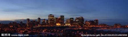 加拿大埃德蒙顿夜景图片