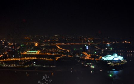 江北嘴夜景图片