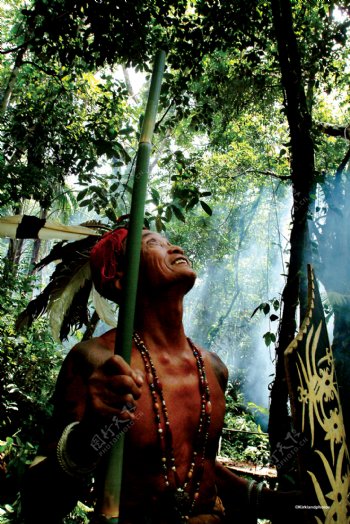 热带丛林土著人图片