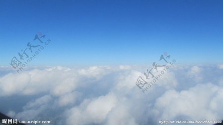 飞机内拍白云图片
