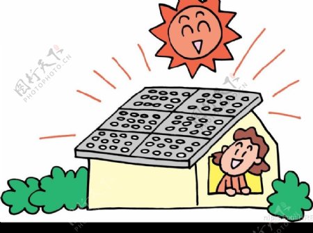 太阳能漫画图片
