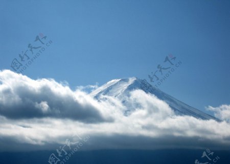 富士山風雲图片