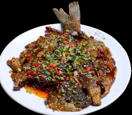 铁锅烤鱼中餐图片