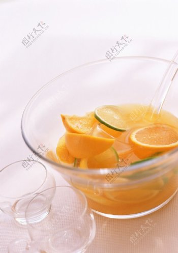 柠檬水果汁图片
