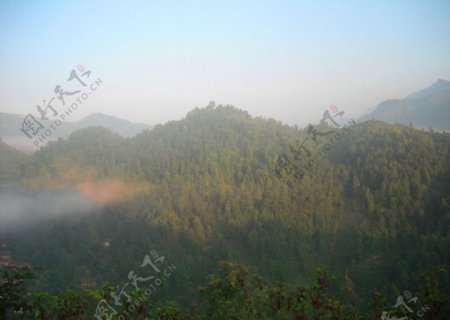 江南清晨风景图片
