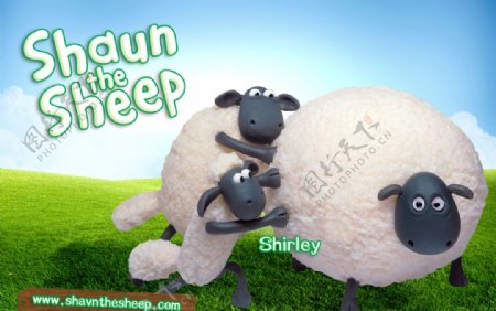 肖恩小羊羊风景图片