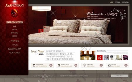 家居网站韩国模板图片