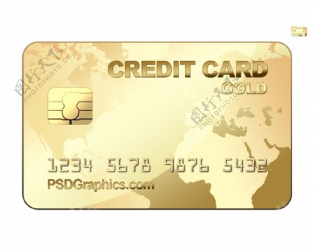 信用卡金卡图片