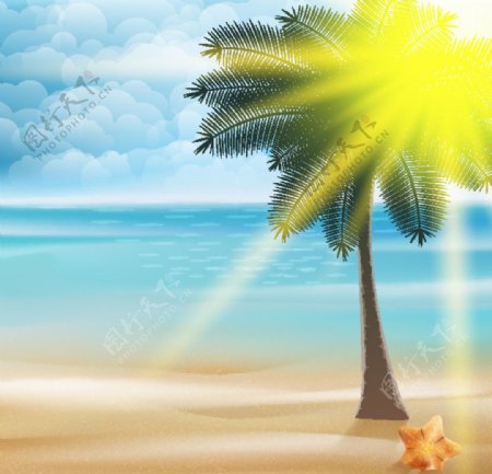 阳光沙滩图片