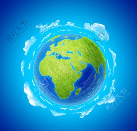 绿色地球环保素材图片