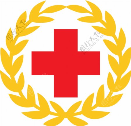 红十字会麦穗标志图片