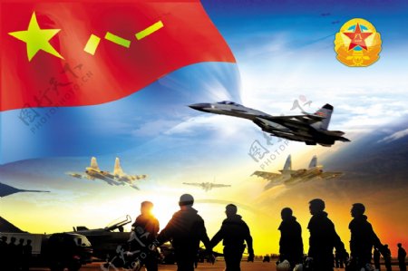 中国空军海报图片