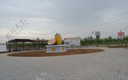 内蒙古五原县新农村建设广场