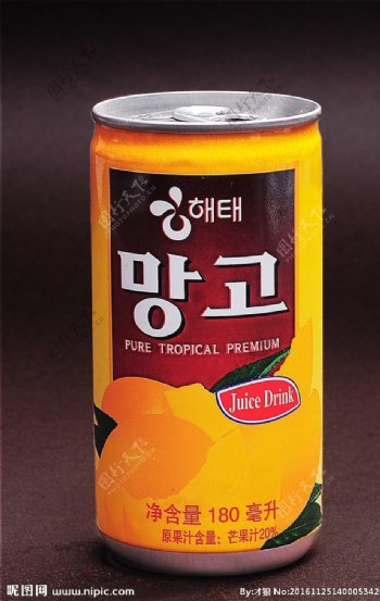 韩国饮品芒果汁