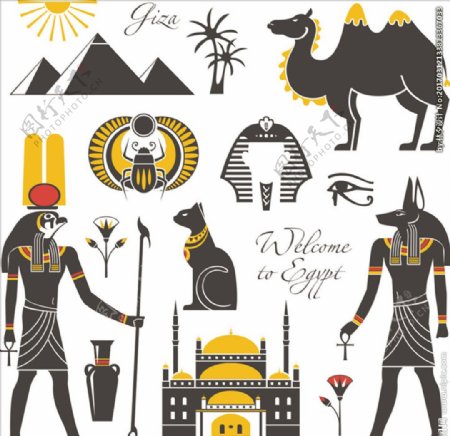 古埃及文化符号设计古罗马