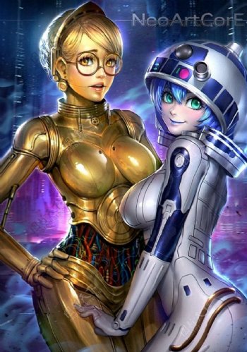 星际迷航星球大战女版R2机器人