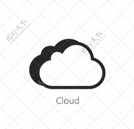 Cloud云图标