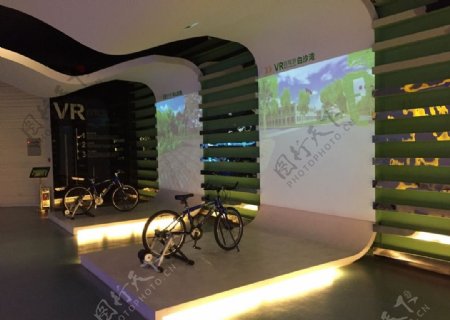 规划馆虚拟自行车