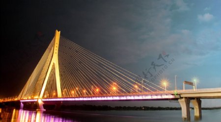 大桥高清夜景