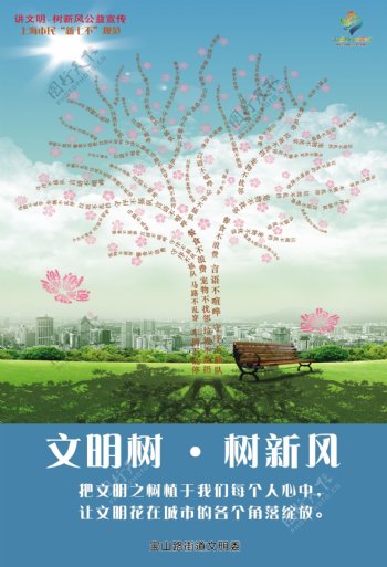 上海市新七不规范海报