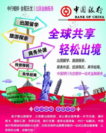 中国银行系列展板喷绘