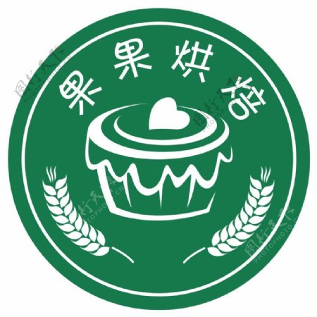 私房蛋糕烘焙店logo