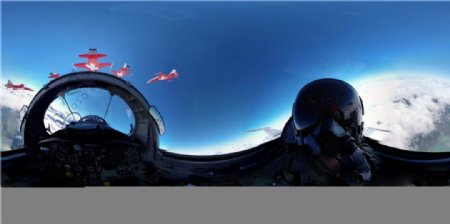 F5战斗机飞行VR视频