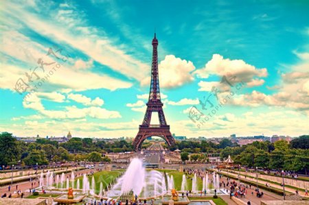 巴黎风景摄影图片