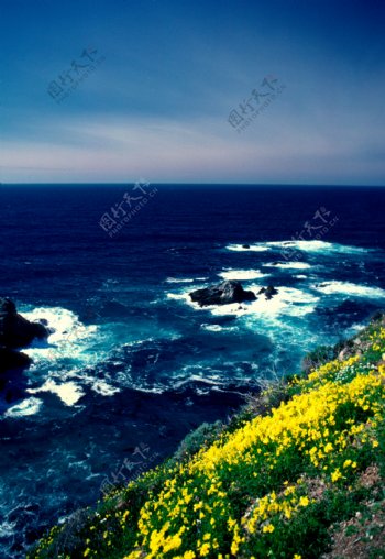 美丽海平面风景图片