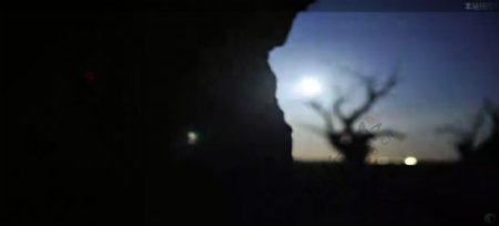 月亮升起高清实拍视频素材