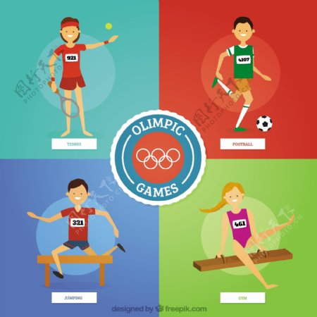 奥运人物多样性