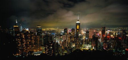 城市夜晚风景图片