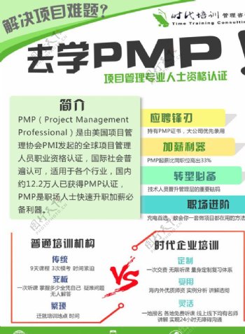 项目管理pmp宣传单