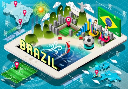 巴西足球游戏界面图
