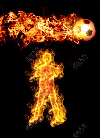 火焰足球火焰人