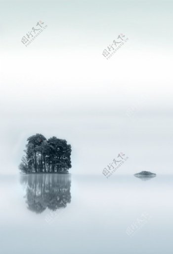 湖景