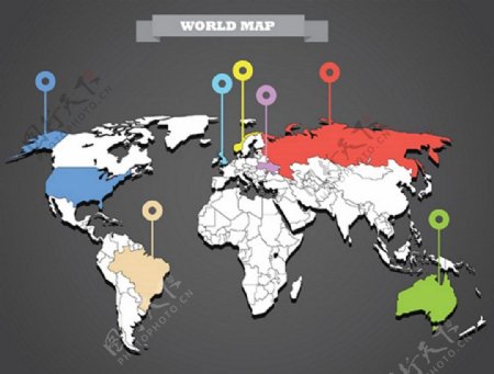 世界地图背景图